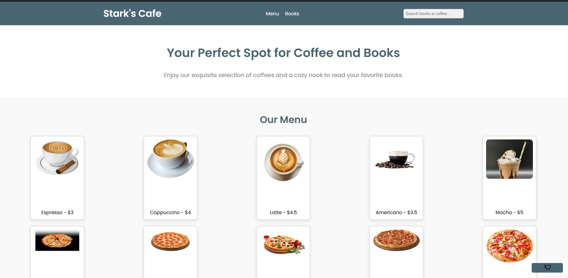 Cafe's Project